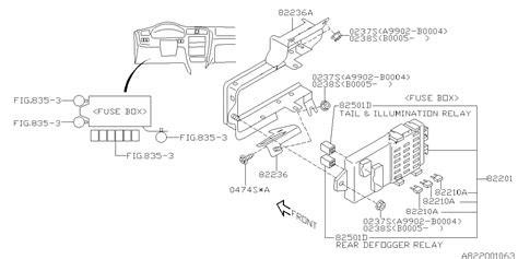 Subaru Baja Fuse Box. Junction Block. Joint Box. A